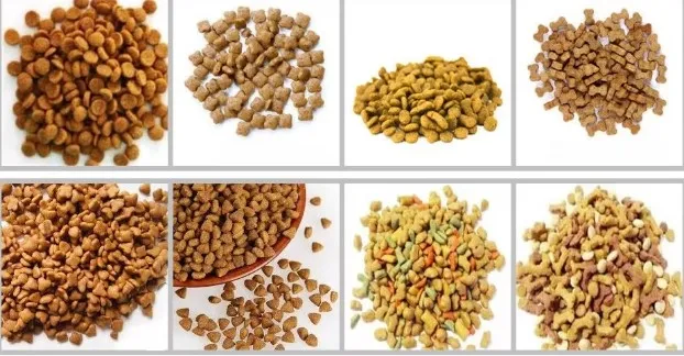 Finished pet feed Finished pet feed